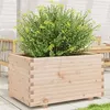 Image de vidaXL Jardinière 90x60x49,5 cm bois de pin massif, jardinière d'extérieur, bac à fleurs, bac à tomates, jardinière de 3282564