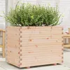 Image de vidaXL Jardinière 90x60x72,5 cm bois de pin massif, jardinière d'extérieur, bac à fleurs, bac à tomates, jardinière de 3282604