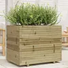 Image de vidaXL Jardinière 90x60x72,5 cm bois de pin imprégné, jardinière d'extérieur, bac à fleurs, bac à tomates, jardinière de 3282608