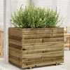 Image de vidaXL Jardinière 90x60x72 cm bois de pin imprégné, jardinière d'extérieur, bac à fleurs, bac à tomates, jardinière de 3282648