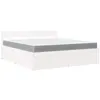 Image de Lit vidaxl 205.5 x 185.5 x 78 cm en bois pour 2 personnes de couleur