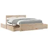 Image de vidaXL Bed met lades en matras massief grenenhout 140x200 cm3281898