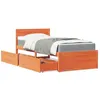 Image de Lit vidaxl 205.5 x 105.5 x 78 cm en cire de couleur
