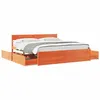 Image de vidaXL Bedframe zonder matras massief grenenhout wasbruin 200x200 cm3282338