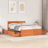 Image de vidaXL Bedframe zonder matras massief grenenhout wasbruin 120x200 cm3282353
