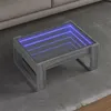 Image de Table basse avec LED infini sonoma gris 70x53x30 cm
