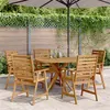 Image de vidaXL 6-delige Tuinset massief acaciahout3283567