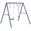Image de vidaXL Ensemble balançoire d'extérieur balançoire et corde à disques, ensemble de balançoire, jeu d'extérieur, balançoire 3283582