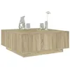 Image de vidaXL Table basse chêne sonoma 100x100x40 cm bois d'ingénierie 3284051