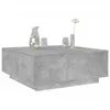 Image de Table basse gris béton 100x100x40 cm bois d ingénierie