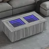 Image de Table basse avec LED infini sonoma gris 116x69x40 cm