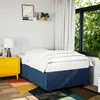 Image de vidaXL Bedframe zonder matras 120x190 cm stof blauw3284463