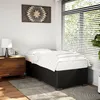 Image de vidaXL Cadre de lit sans matelas noir 100x200 cm similicuir 3284544