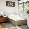 Image de vidaXL Bedframe kunstleer cappuccinokleurig 100x200 cm3284547