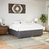 Image de vidaXL Bedframe kunstleer grijs 200x200 cm3284574
