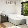 Image de vidaXL Cadre de lit sans matelas gris clair 90x190 cm velours 3284601