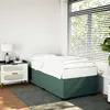 Image de vidaXL Cadre de lit sans matelas vert foncé 90x200 cm velours 3284610