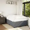 Image de vidaXL Cadre de lit sans matelas gris foncé 120x190 cm velours 3284620