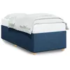 Image de vidaXL Bedframe zonder matras 80x200 cm stof blauw3284693