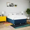 Image de vidaXL Cadre de lit sans matelas bleu 140x200 cm tissu 3284742