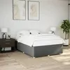 Image de vidaXL Cadre de lit sans matelas gris foncé 160x200 cm tissu 3284744