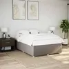 Image de vidaXL Cadre de lit sans matelas taupe 160x200 cm tissu 3284747