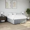 Image de vidaXL Cadre de lit sans matelas gris clair 160x200 cm tissu 3284846