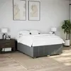 Image de vidaXL Cadre de lit sans matelas gris foncé 160x200 cm tissu 3284847