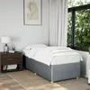 Image de vidaXL Bedframe zonder matras 90x200 cm stof lichtgrijs3284907