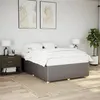 Image de vidaXL Cadre de lit sans matelas taupe 140x190 cm tissu 3284939