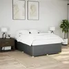 Image de vidaXL Cadre de lit sans matelas gris foncé 140x200 cm tissu 3284943