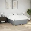 Image de vidaXL Cadre de lit sans matelas gris clair 160x200 cm tissu 3284949