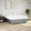 Image de vidaXL Cadre de lit sans matelas gris clair 180x200 cm tissu 3284956