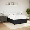 Image de vidaXL Cadre de lit Noir 140x190 cm Velours, sommier, cadre de lit plateforme, cadre de lit rembourré, meuble de chambre à 3285008