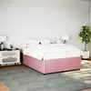 Image de vidaXL Bedframe fluweel roze 140x200 cm3285017
