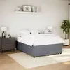 Image de vidaXL Cadre de lit Gris foncé 160 x 200 cm Velours, sommier, cadre de lit plateforme, cadre de lit rembourré, meuble de 3285019