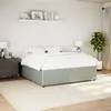 Image de vidaXL Bedframe zonder matras 180x200 cm fluweel lichtgrijs3285024