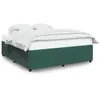 Image de vidaXL Bedframe zonder matras 180x200 cm fluweel donkergroen3285027