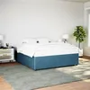 Image de vidaXL Bedframe fluweel blauw 200x200 cm3285034