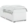 Image de vidaXL Boxspring met matras kunstleer wit 80x200 cm3285186