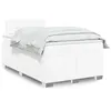 Image de vidaXL Boxspring met matras kunstleer wit 120x200 cm3286117