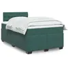 Image de vidaXL Boxspring met matras fluweel donkergroen 120x190 cm3286267