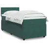 Image de vidaXL Boxspring met matras fluweel donkergroen 100x200 cm3287677