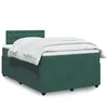 Image de vidaXL Boxspring met matras fluweel donkergroen 120x190 cm3287701