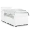 Image de vidaXL Boxspring met matras kunstleer wit 80x200 cm3288397