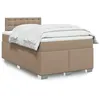 Image de vidaXL Sommier à lattes de lit avec matelas Cappuccino 120x200 cm 3288419