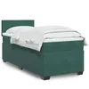 Image de vidaXL Sommier à lattes de lit avec matelas Vert foncé 90x200 cm, lit, lit à plate-forme, lit à panneaux, meuble de chambre 3288507