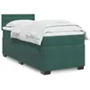 Image de vidaXL Sommier à lattes de lit avec matelas Vert foncé 90x200 cm 3288513