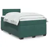 Image de vidaXL Boxspring met matras fluweel donkergroen 120x190 cm3288573