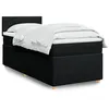 Image de vidaXL Boxspring met matras stof zwart 90x190 cm3288830